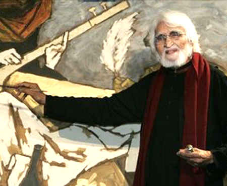 بالاترین قیمت حراج آسیایی بونامز به نقاشی مقبول فیدا حسین نقاش هندی تعلق گرفت